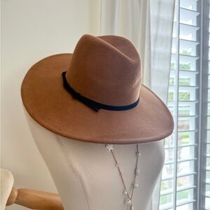 Universal Thread Brown Fedora with Black Band